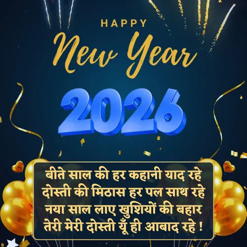 Friend Dosti New Year Shayari Friend Dosti New Year Shayari