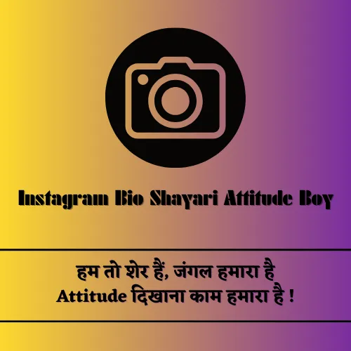 Instagram Bio Shayari Attitude Boy Instagram Bio Shayari Attitude Boy