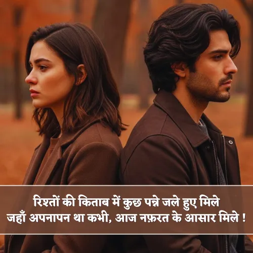 Rishte Nafrat Shayari Rishte Nafrat Shayari