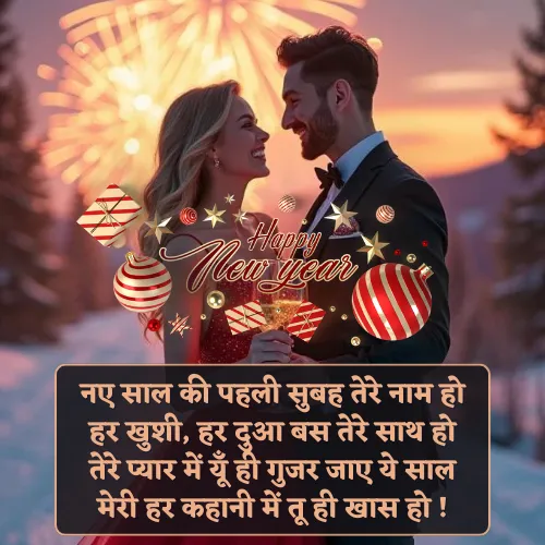 Romantic Love New Year Shayari Romantic Love New Year Shayari